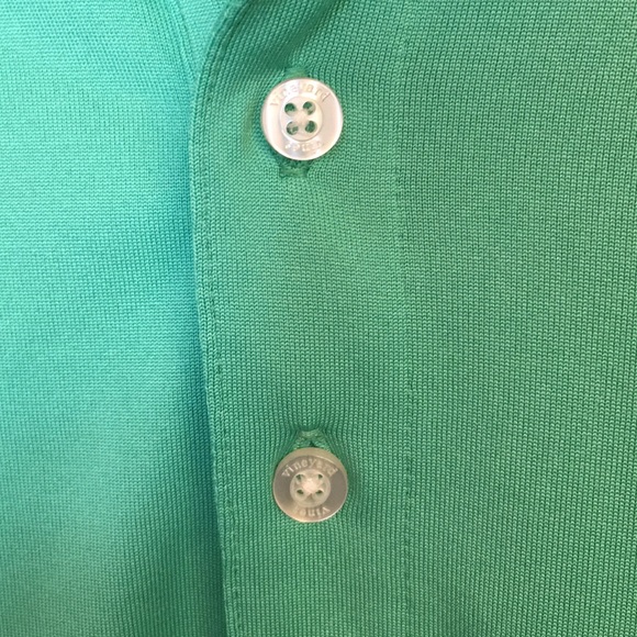Vineyard Vines Kelly Green 3 Button Polo - Picture 7 of 8